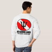 Oude schoolduiker t-shirt (Achterkant volledig)