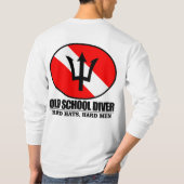 Oude schoolduiker t-shirt (Achterkant)