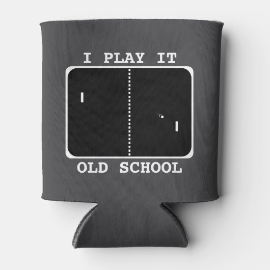 Oude schoolgamer blikjeskoeler (Voorkant)