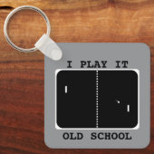 Oude schoolgamer sleutelhanger (Voorkant)