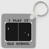 Oude schoolgamer sleutelhanger (Achterkant)
