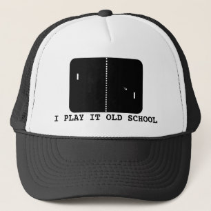 Oude schoolgamer trucker pet