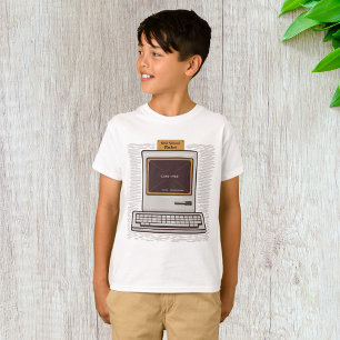 Oude Schoolregels Retro Computerspel Voorbij T-shirt