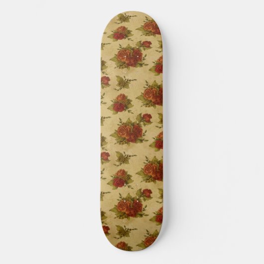 Oude schoolskateboard met  afdruk skateboard (Voorkant)