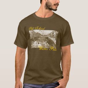 Oude schoolwaterpoloos t-shirt