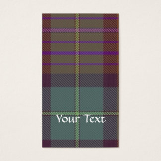 Oude Schotse tartan Visitekaartjes