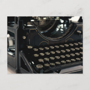 Oude schrijfmachine briefkaart