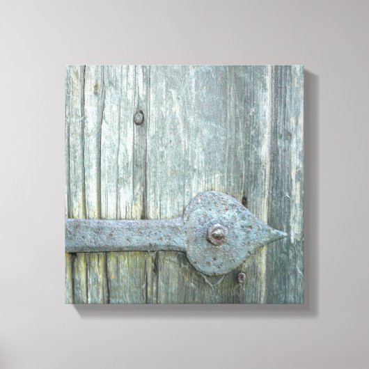 Oude schrot-deursluiting canvas afdruk (Voorkant)
