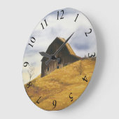 Oude schuur met windmolen grote klok (Hoek)