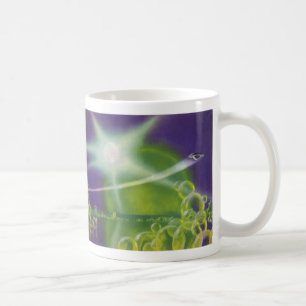 Oude Science Fiction Sci Fi Groene Bubbel Planeet Koffiemok