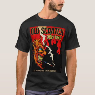 Oude Scratch Smoky-behandelingen T-shirt