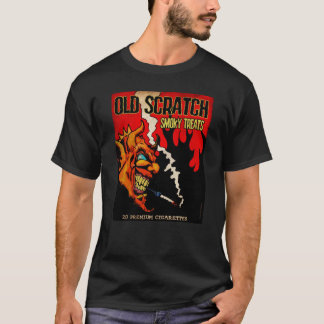 Oude Scratch Smoky-behandelingen T-shirt