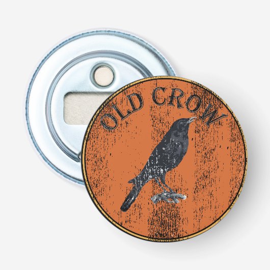 Oude Senior Geezer - Oude Kraai Button Flesopener (Voorkant)