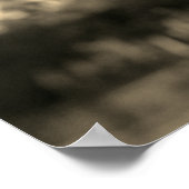 Oude Sepia Eiffeltoren Parijs Liefde Stad Poster (Hoek)