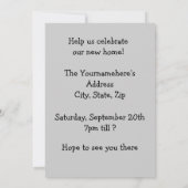 Oude shack housewarming party kaart (Achterkant)