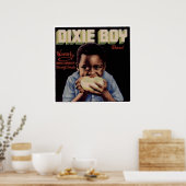  oude Sinaasappels Vruchtbonetiketten Poster (Keuken)