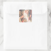 Oude Sint-Nicolaas met de  Sticker Lantaarn (Tas)