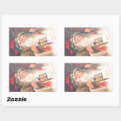 Oude Sint-Nicolaas met de Sticker Lantaarn (Vel)