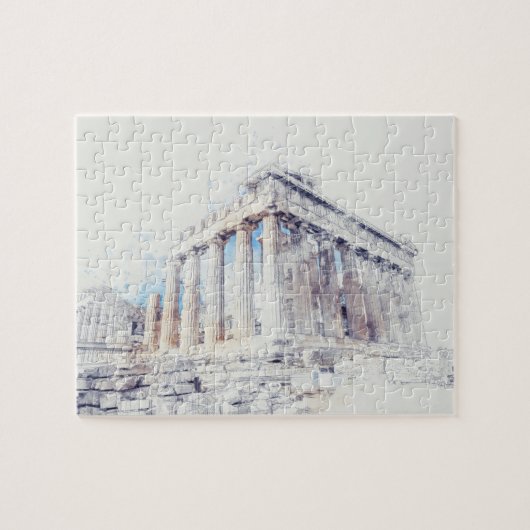 Oude sites Parthenon in Athene, Griekenland Legpuzzel (Horizontaal)