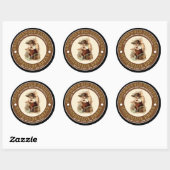 Oude Sjabloon van het etiket van homemade met fash (Vel)