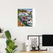 Oude Skiathos-poort Poster (Thuiskantoor)