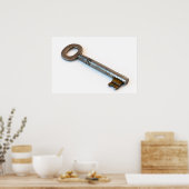 Oude sleutel poster (Keuken)