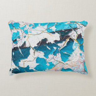 Oude slijmwandtextuur en zeebeving accent kussen