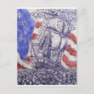 oude slijpstuk van ivoorzijde briefkaart