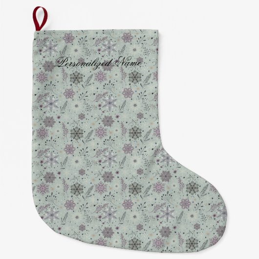 Oude Sneeuw Grote Kerstsok (Voorkant)