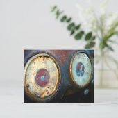 Oude snelheid briefkaart (Staand voorkant)