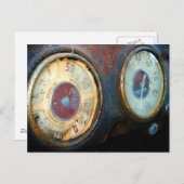 Oude snelheid briefkaart (Voorkant / Achterkant)