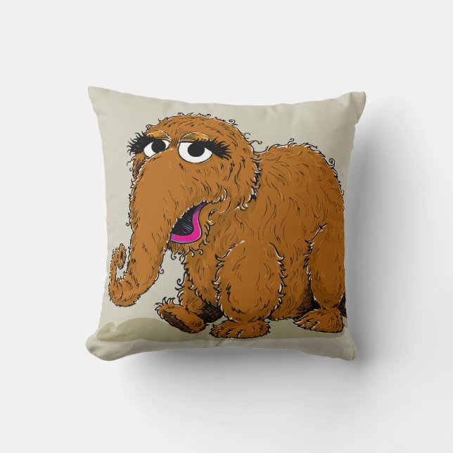 Oude Snuffleupagus Kussen (Voorkant)
