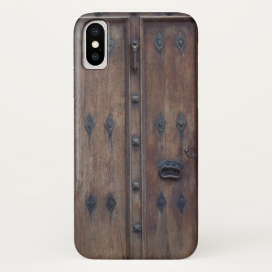 Oude Spaanse houten deur met bouten Case-Mate iPhone Case (Achterkant)