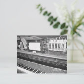 Oude speler Piano Briefkaart (Staand voorkant)