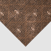 Oude Spinnen Halloween Decoupage Ephemera Tissuepapier (Detail)