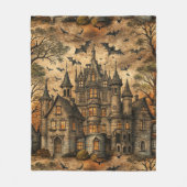 Oude spookhuis (2) fleece deken (Voorkant)