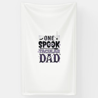 Oude Spooktacular Vader Halloween Shirt Ontwerp_1 Spandoek
