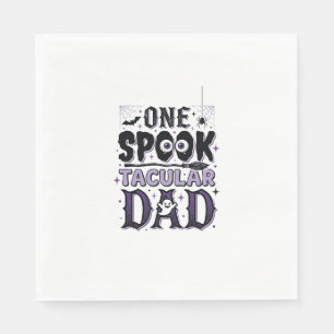 Oude Spooktacular Vader Halloween T-shirt Ontwerp_ Servet