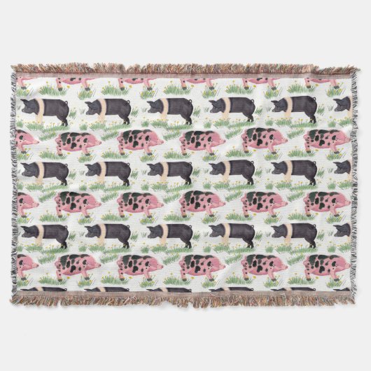 Oude spot varkensdeken deken (Voorkant)
