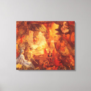 Oude Sprookje De Gevangengenomen Robin door Fitzge Canvas Afdruk
