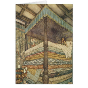 Oude Sprookje, Prinses en Erwt, Edmund Dulac
