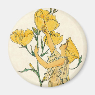 Oude Sprookje, Teunisbloem, Walter Crane Magneet