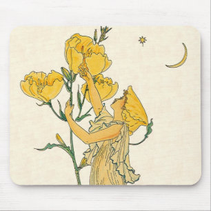 Oude Sprookje, Teunisbloem, Walter Crane Muismat