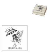 Oude sprookjesbibliotheekboek 	rubberstempel (Gestempeld)