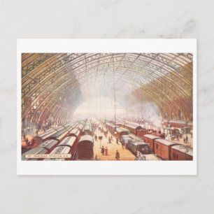Oude St. Pancras Station (Londen) Briefkaart