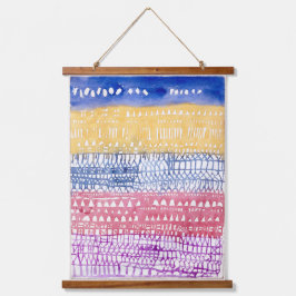 Oude stad (1928) van Paul Klee Hangend Wandkleed