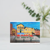 Oude stad briefkaart (Staand voorkant)