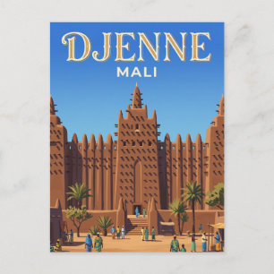 Oude Stad Djenné Mali Briefkaart