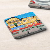 Oude stad drankjes onderzetter (Linkerzijde)