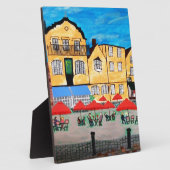 Oude stad fotoplaat (Zijkant)